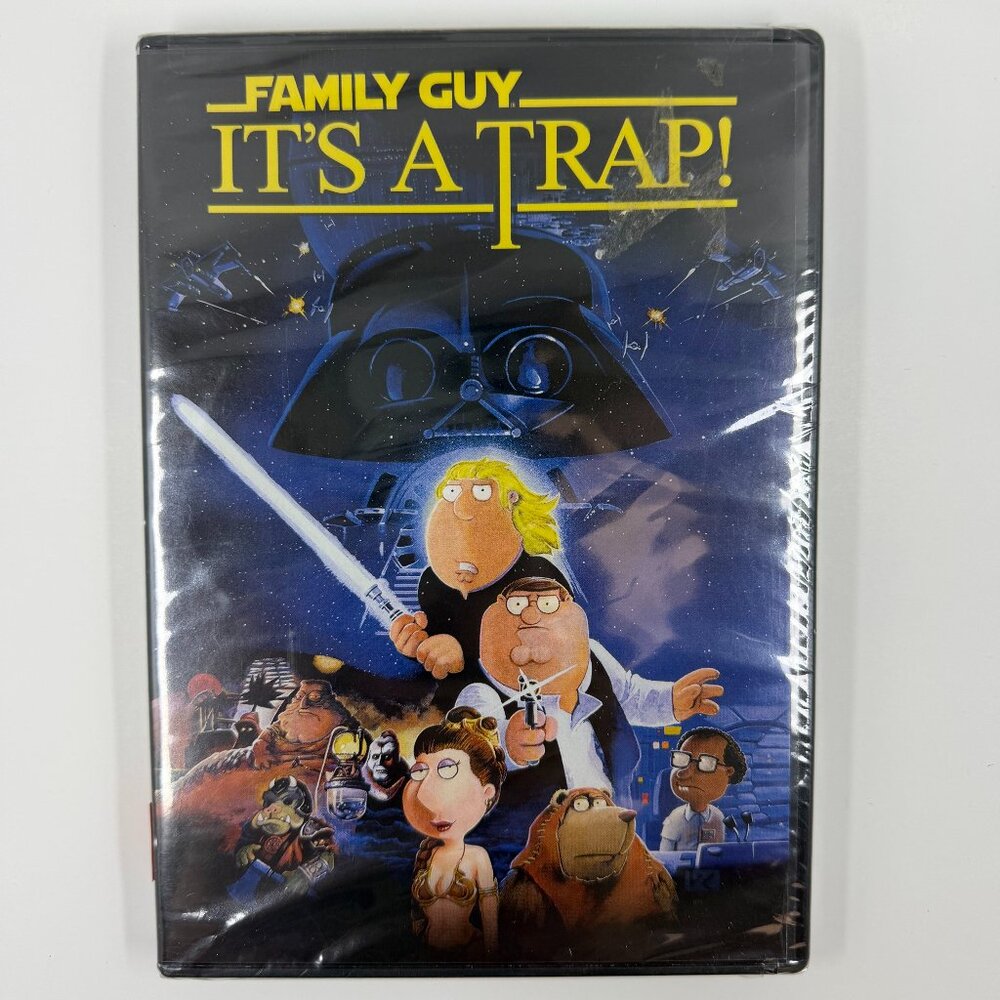💜3/$12✨ Family Guy: It's a Trap! DVD 2011 Star Wars Parody Comedy - NEW SEALED